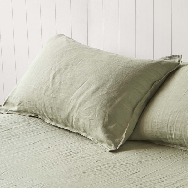 Pure Linen Pillowcases- Cactus