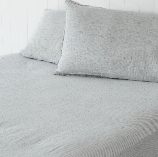 Pinstripe fitted sheets