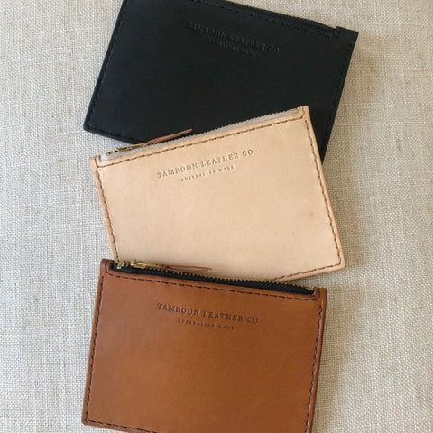 Hand Stitched Leather Card Wallet