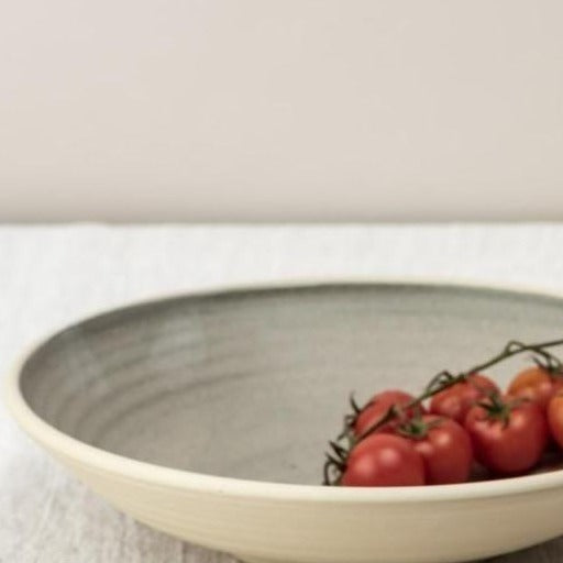 Ceramic Shallow Bowls by Katherine Mahoney