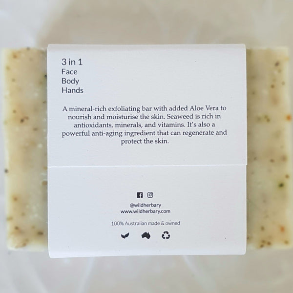 Australian Made Seaweed Soap bar