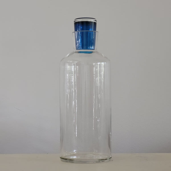 Handcrafted glass decanter