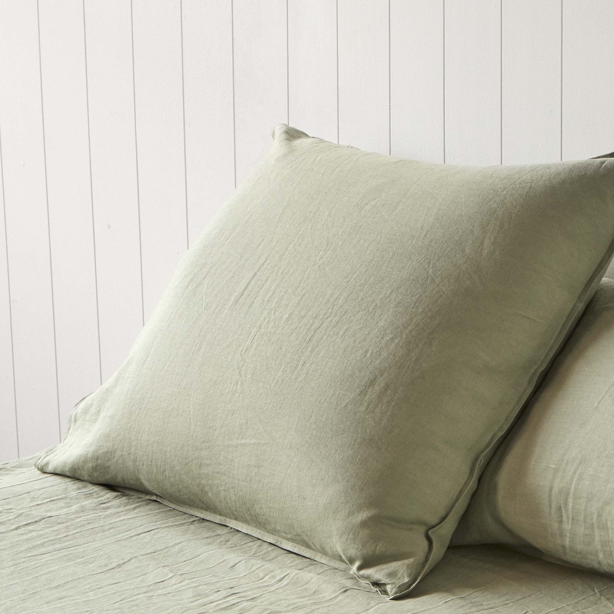 Pure Linen European Pillowcases- Cactus