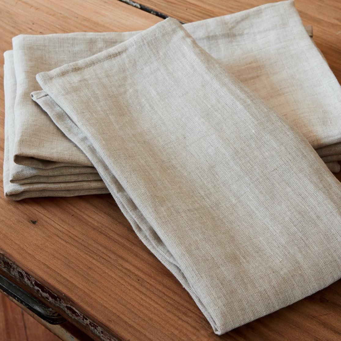Natural Linen Napkins (set of 4)