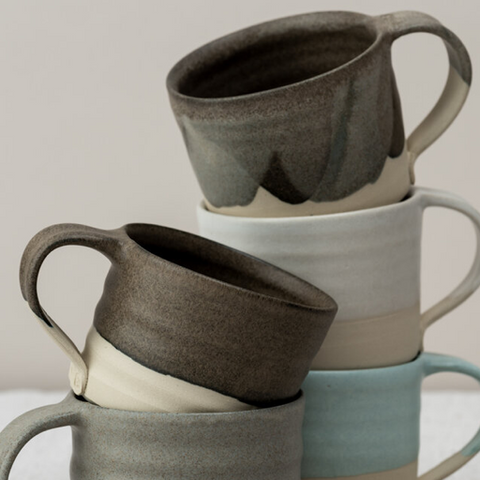 Ceramic Mugs by Katherine Mahoney