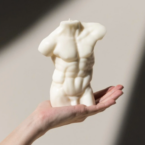 L 'Homme Torso Candle by the Ancient Candle Co