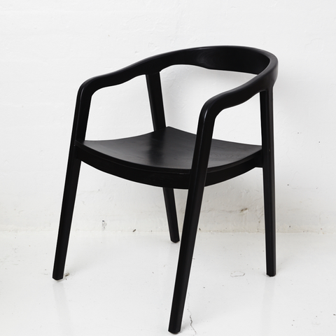 Ada Dining Chair - Natural and Black