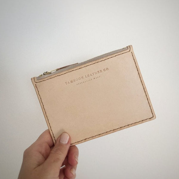 Hand Stitched Leather Card Wallet