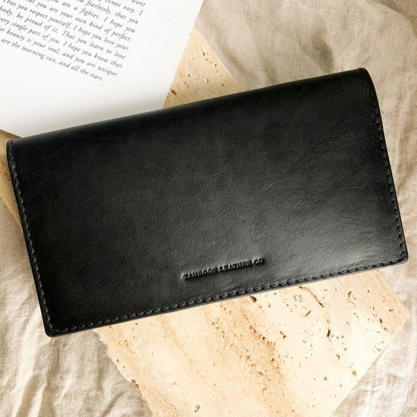 Tamboon Leather black wallet